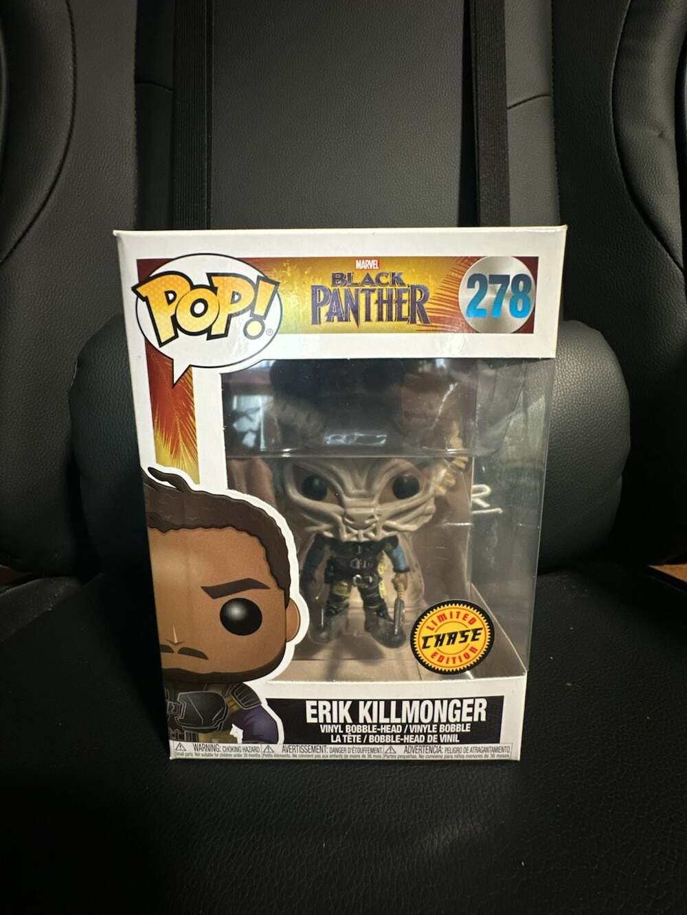 Funko Pop! Marvel Black Panther Erik Killmonger #278 Chase Edition